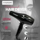 STEPON - 2500W Professional Hair Dryer